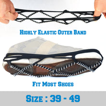 Load image into Gallery viewer, Walking on Snow Ice Walk Traction Cleats Crampons Shoes for Size 39 to 49