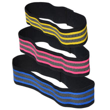Load image into Gallery viewer, 3pc High Resistance Loop Bands for Pilates Yoga Stretch Strength Exercise