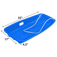 Load image into Gallery viewer, Downhill Sprinter Winter Toboggan Snow Sled - 2 PACK