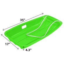 Load image into Gallery viewer, Downhill Sprinter Winter Toboggan Snow Sled - 2 PACK