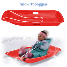 Load image into Gallery viewer, Downhill Sprinter Winter Toboggan Snow Sled - 2 PACK