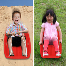 Load image into Gallery viewer, Downhill Sprinter Winter Toboggan Snow Sled - 2 PACK