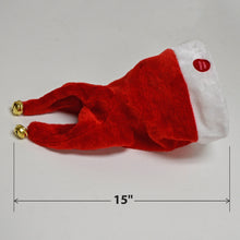 Load image into Gallery viewer, 15x7.8" Plush Christmas Singing Dancing Moving Cap Antlers Ears Party Hat