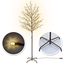 Load image into Gallery viewer, 6ft Star Light Tree Tall 240LED Warm Light Party Holiday Home Yard Wedding Birch