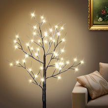 Load image into Gallery viewer, Snow LED Lighted Tree Flake Decoration Indoor&amp; Outdoor Bendable
