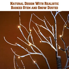Load image into Gallery viewer, Snow LED Lighted Tree Flake Decoration Indoor& Outdoor Bendable