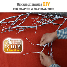 Load image into Gallery viewer, Snow LED Lighted Tree Flake Decoration Indoor& Outdoor Bendable
