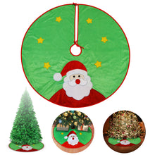 Load image into Gallery viewer, Santa Claus Christmas Tree Skirt Dia. 42" christmas Tree Holiday Decoration