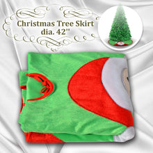 Load image into Gallery viewer, Santa Claus Christmas Tree Skirt Dia. 42" christmas Tree Holiday Decoration