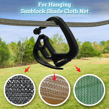 Load image into Gallery viewer, 50pcs Greenhouse Shade Net Hook Clips Fasten Plastic Shading System Hanging Hooks Garden Supplies Accessories
