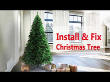 Load and play video in Gallery viewer, New Christmas Tree 7ft with Sturdy Metal leg Xmas Full Pine Spruce
