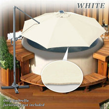 Load image into Gallery viewer, STRONG CAMEL 11.5ft  360 Rotataion Offset Cantilever Hanging Big Solar LED Umbrella(ONLY LOCAL PICK UP)