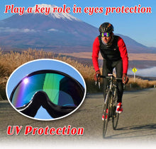 Load image into Gallery viewer, SUNNYOUTDOOR Clear Skiing Ski Goggles Sport Goggles Motorcycle and Bike Goggles UV400 Anti-fog Sunglasses
