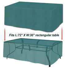 Load image into Gallery viewer, Patio Outdoor Garden Furniture Cover Winter Rectangle Table Chair Protector
