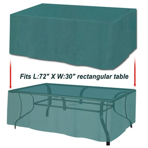 Patio Outdoor Garden Furniture Cover Winter Rectangle Table Chair Protector