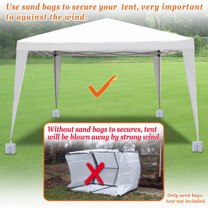 Weight Bags for Pop up Canopy Tent, Set of 4 Sand Bag Weighted Feet Bag