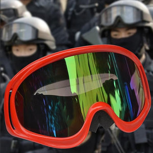 SUNNYOUTDOOR Clear Skiing Ski Goggles Sport Goggles Motorcycle and Bike Goggles UV400 Anti-fog Sunglasses