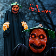 Load image into Gallery viewer, 59&#39;&#39; Holloween Ghost Prop Electric Holiday Decor Party Gift Sound Lighted, Pumpkin

