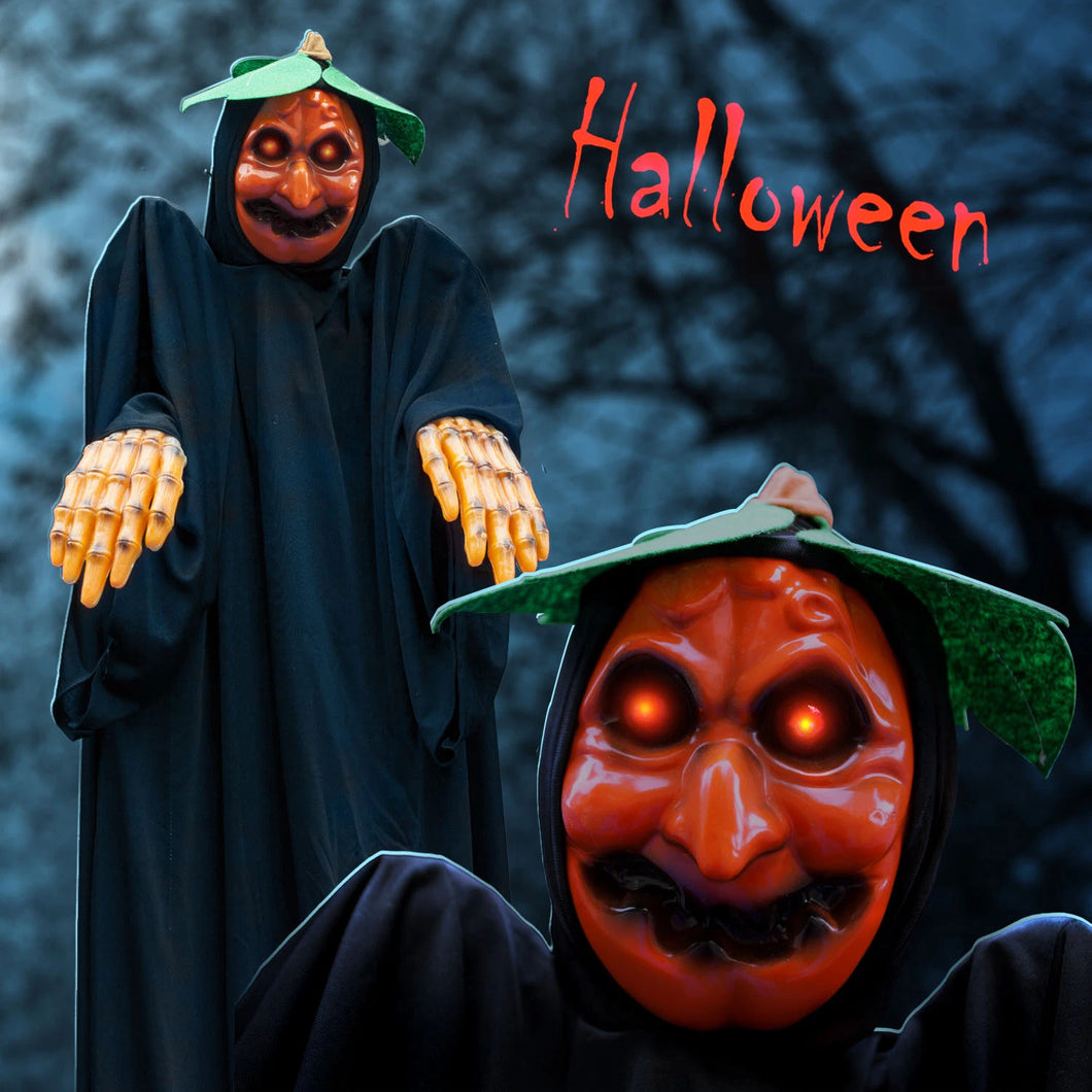 59'' Holloween Ghost Prop Electric Holiday Decor Party Gift Sound Lighted, Pumpkin