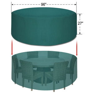Patio Outdoor Garden Furniture Cover Winter Rectangle Table Chair Protector