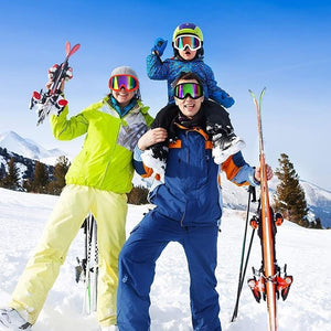 SUNNYOUTDOOR Clear Skiing Ski Goggles Sport Goggles Motorcycle and Bike Goggles UV400 Anti-fog Sunglasses