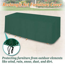 Load image into Gallery viewer, Patio Outdoor Garden Furniture Cover Winter Rectangle Table Chair Protector
