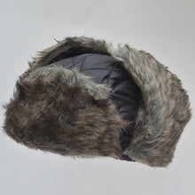 Load image into Gallery viewer, Winter Hats Men Aviator Soft Faux Fur Ear Flaps Hat Cap Winter Ski Trapper w Warm Face Mask
