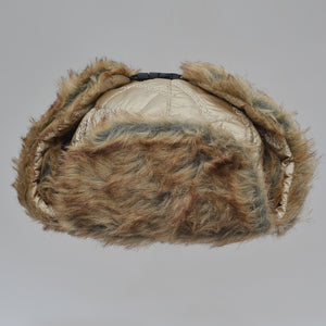 Winter Hats Men Aviator Soft Faux Fur Ear Flaps Hat Cap Winter Ski Trapper w Warm Face Mask