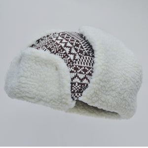 Winter Hats Men Aviator Soft Faux Fur Ear Flaps Hat Cap Winter Ski Trapper w Warm Face Mask
