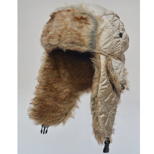 Winter Hats Men Aviator Soft Faux Fur Ear Flaps Hat Cap Winter Ski Trapper w Warm Face Mask