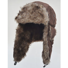 Load image into Gallery viewer, Winter Hats Men Aviator Soft Faux Fur Ear Flaps Hat Cap Winter Ski Trapper w Warm Face Mask
