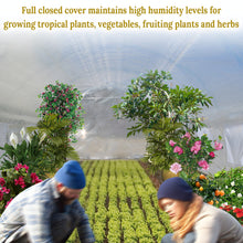 Load image into Gallery viewer, 24.6'x10'x7' Half-Transparent Greenhouse Cover Replacement ONLY Larger Walk in Outdoor Plant Garden,5 PCS,  Frame NOT included
