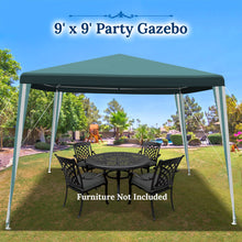 Load image into Gallery viewer, SUNNYOUTDOOR 9&#39;x9&#39; Party Gazebo Patio Camping Gazebo Storage Shelter Outdoor Canopy Tent Party Wedding BBQ Events Tent
