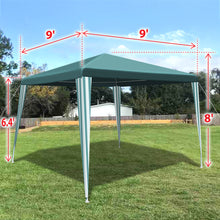 Load image into Gallery viewer, SUNNYOUTDOOR 9&#39;x9&#39; Party Gazebo Patio Camping Gazebo Storage Shelter Outdoor Canopy Tent Party Wedding BBQ Events Tent
