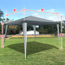 Load image into Gallery viewer, SUNNYOUTDOOR 9&#39;x9&#39; Party Gazebo Patio Camping Gazebo Storage Shelter Outdoor Canopy Tent Party Wedding BBQ Events Tent
