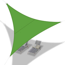 Load image into Gallery viewer, 12&#39; Sun Shade Sail UV Top Cover Canopy Triangle for Outdoor Patio Lawn Pool Deck
