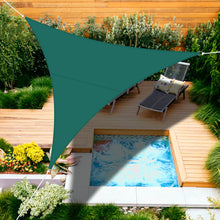 Load image into Gallery viewer, 12&#39; Sun Shade Sail UV Top Cover Canopy Triangle for Outdoor Patio Lawn Pool Deck
