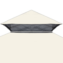 Load image into Gallery viewer, 10x10ft Double Tiered Replacement Canopy ONLY Patio Pavilion Gazebo Sunshade Polyester Cover
