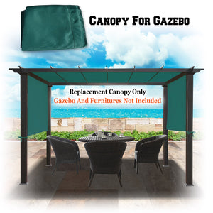 SUNNYOUTDOOR 18' L x 8.2' W Pergola Replacement Canopy Universal Pergola Canopy Replacement Top Cover for Pergola Structure, Frame NOT included