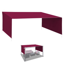 Load image into Gallery viewer, SUNNYOUTDOOR 18&#39; L x 8.2&#39; W Pergola Replacement Canopy Universal Pergola Canopy Replacement Top Cover for Pergola Structure, Frame NOT included
