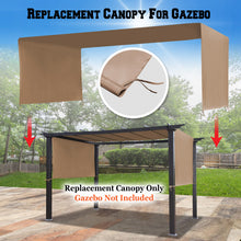 Load image into Gallery viewer, SUNNYOUTDOOR 18&#39; L x 8.2&#39; W Pergola Replacement Canopy Universal Pergola Canopy Replacement Top Cover for Pergola Structure, Frame NOT included

