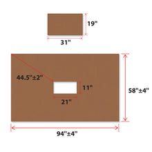 Load image into Gallery viewer, BBQ 8'x5' Double Tier Replacement Canopy Grill Gazebo Roof Gazebo Cover Top
