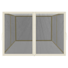 Load image into Gallery viewer, 8'Wx6'H Canopy Replacement Sidewalls Mosquito Netting Screen Walls for  8x8 FT Gazebo
