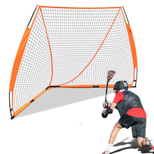 Load image into Gallery viewer, SUNNYOUTDOOR Lacrosse Practice Portable Goal 6&#39; x 6&#39; Quick Easy Setup Bow Style Frame w Carry
