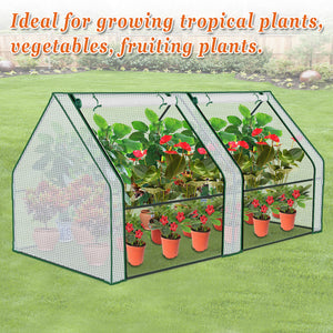 SUNNYOUTDOOR Portable Mini Greenhouse Gardening Flower House Plants Yard Hot Herb