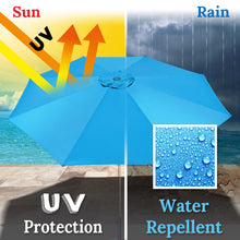 Load image into Gallery viewer, 10' 8 Ribs Patio Umbrella Canopy Top Cover Replacement
