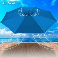 Load image into Gallery viewer, 10ft 8rib Replacement Canopy cover for Solar Cantilever Patio Hanging Umbrella
