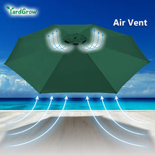 Load image into Gallery viewer, 10ft 8 Rib Canopy Replacement Cover for Patio Hanging Umbrella

