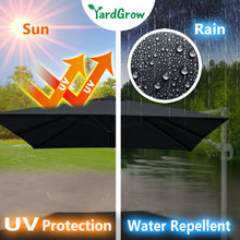 Load image into Gallery viewer, 10'x10' Umbrella Canopy Replacement Cantilever Umbrella Replacement Canopy, Canopy ONLY, Frame NOT Included
