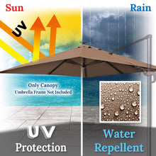 Load image into Gallery viewer, 10'x10' Umbrella Canopy Replacement Cantilever Umbrella Replacement Canopy, Canopy ONLY, Frame NOT Included

